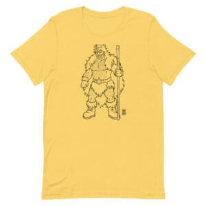 ADAM LIKES BEARBARIANS - BLACK LINEART - Bobo Bear Unisex t-shirt
